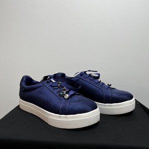 Circus by Sam Edelman Blue Platform Sneakers with Jewels